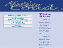 Tablet Screenshot of nathancoad.com